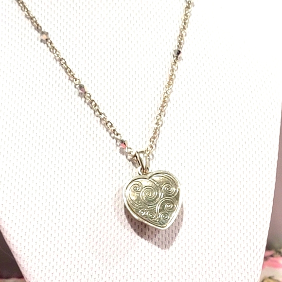 RARE RETIRED BRIGHTON CUPID'S KISS LOVE NECKLACE - Picture 6 of 7